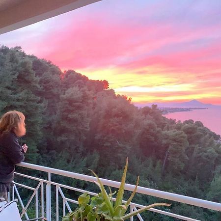 Amfiteatrico Sea View - Kalamos Attiki Apartment Markopoulon Oropou Bagian luar foto