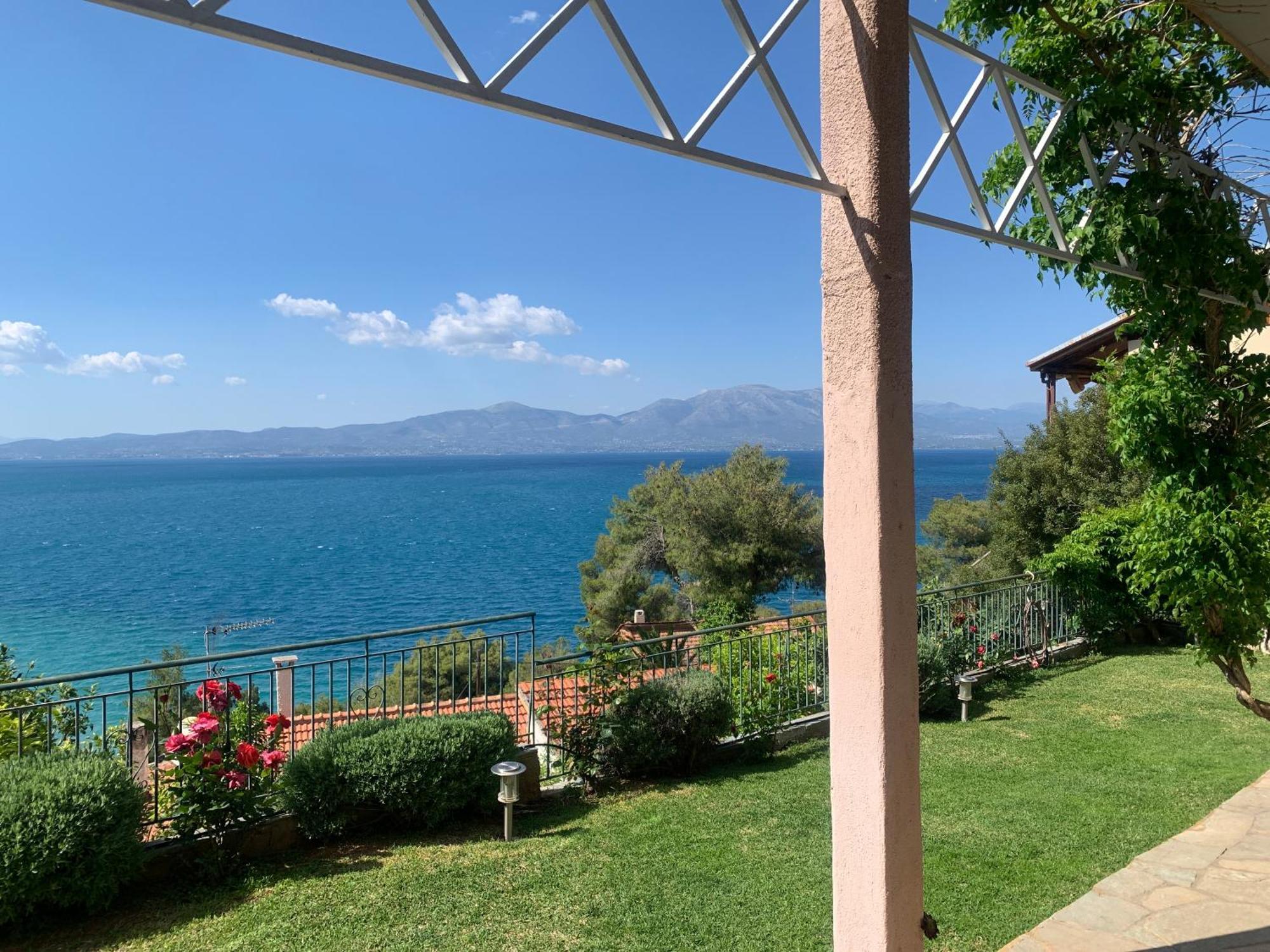 Amfiteatrico Sea View - Kalamos Attiki Apartment Markopoulon Oropou Bagian luar foto