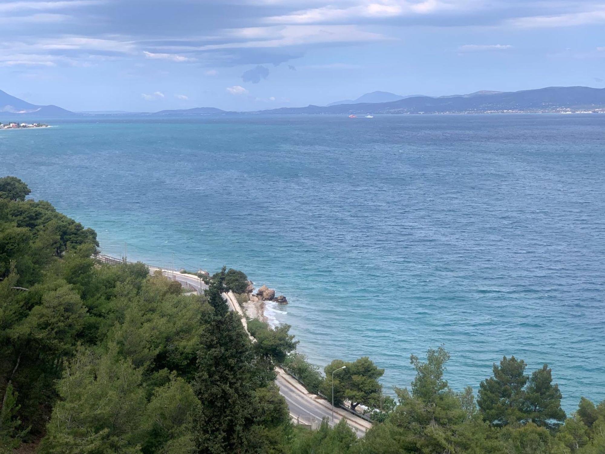 Amfiteatrico Sea View - Kalamos Attiki Apartment Markopoulon Oropou Bagian luar foto